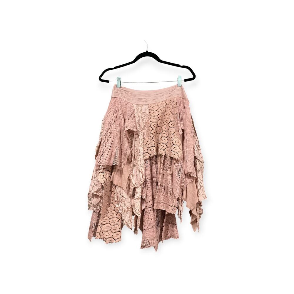 Oli & Hali Lace Skirt Pink Medium